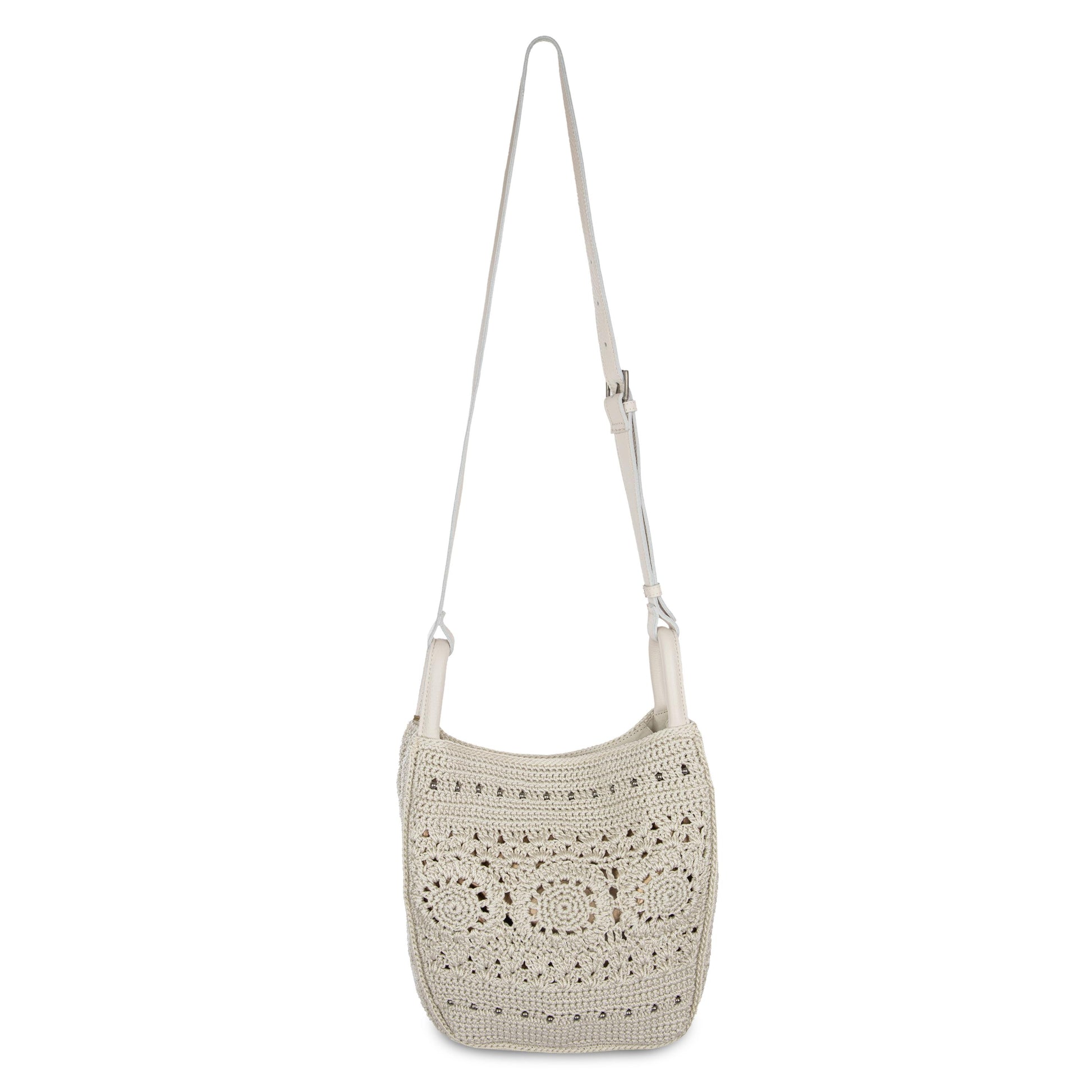 The Sak Los Feliz Slouchy Crossbody Crochet - |Natural Medallion|