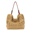 The Sak Los Feliz Large Tote - Hand Crochet - Natural Tonal Flower