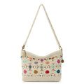 The Sak Lumi Crossbody - Hand Crochet - Natural Multi Flowers