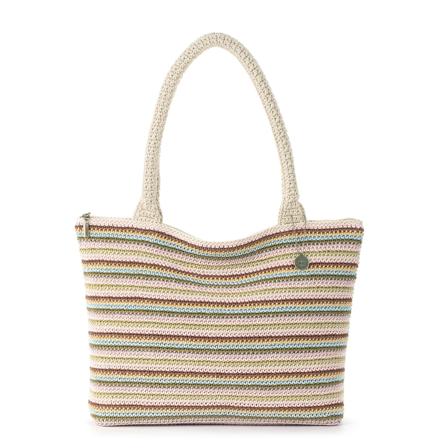 The Sak Crafted Classics Carryall Crochet - |Pink Multi Stripe|