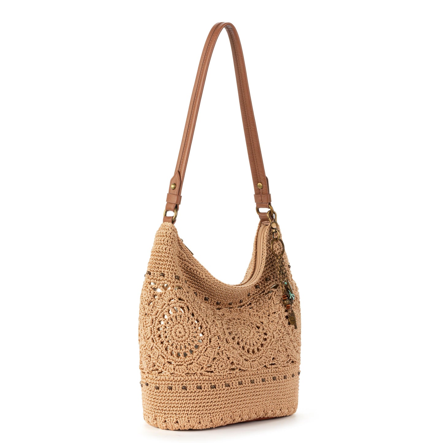 The Sak Sequoia Hobo Crochet - |Bamboo Medallion|
