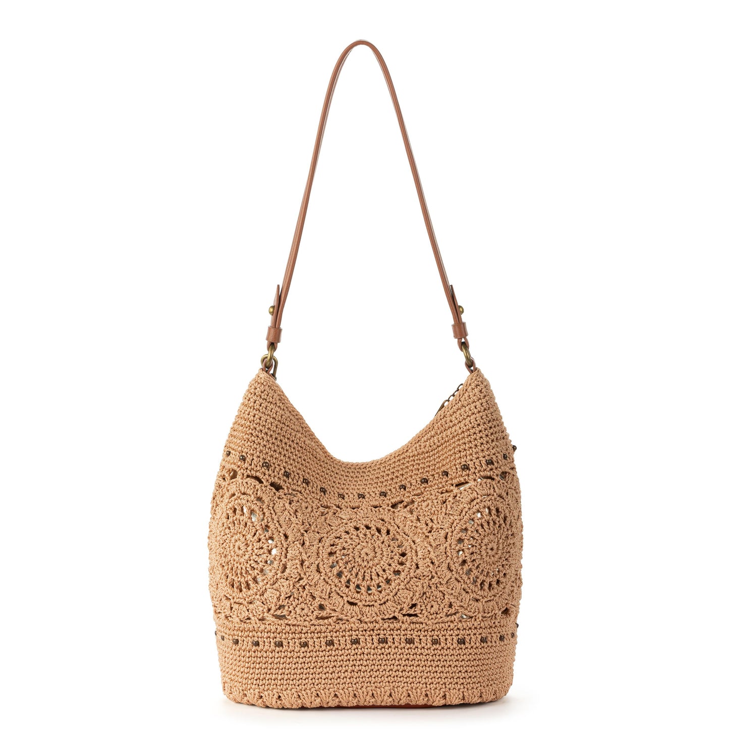 The Sak Sequoia Hobo Crochet - |Bamboo Medallion|