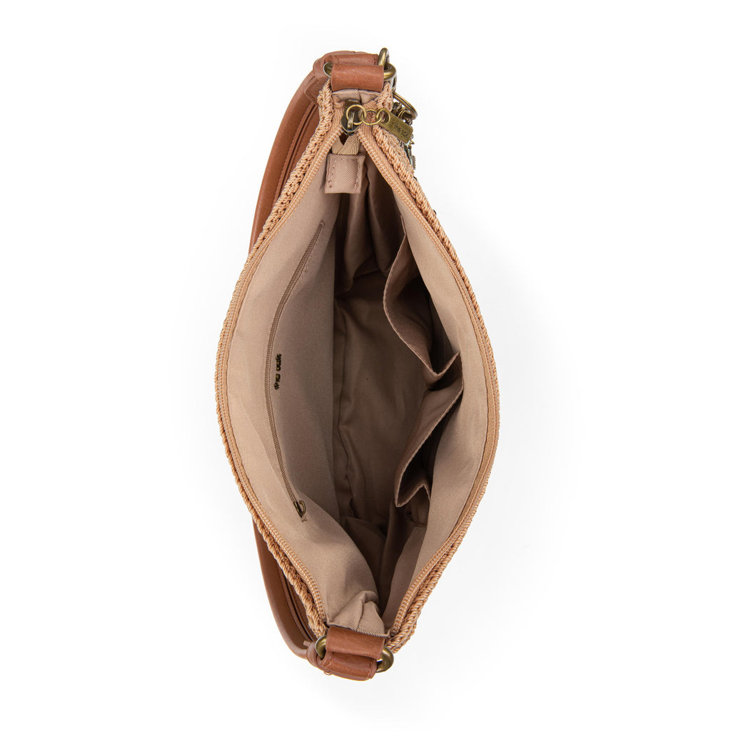 The Sak Sequoia Hobo - Hand Crochet - Bamboo Medallion