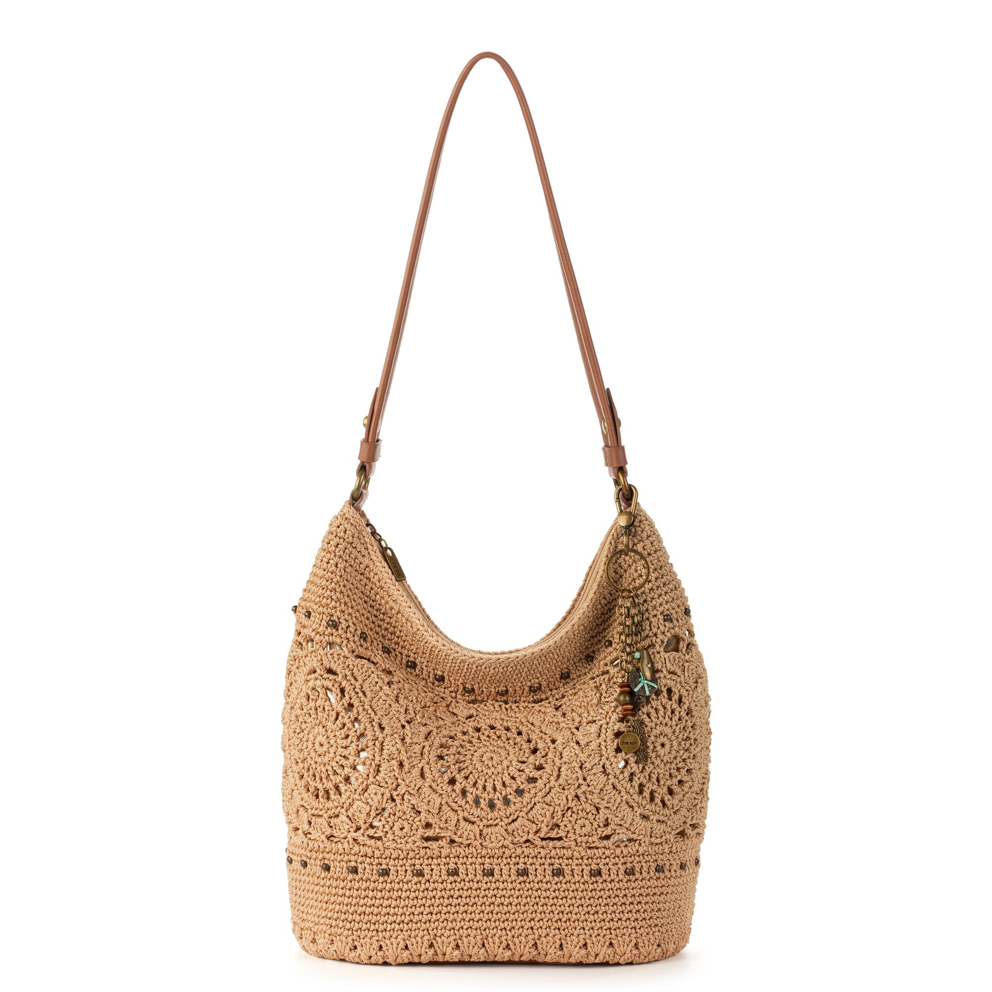 The Sak Sequoia Hobo Crochet - |Bamboo Medallion|