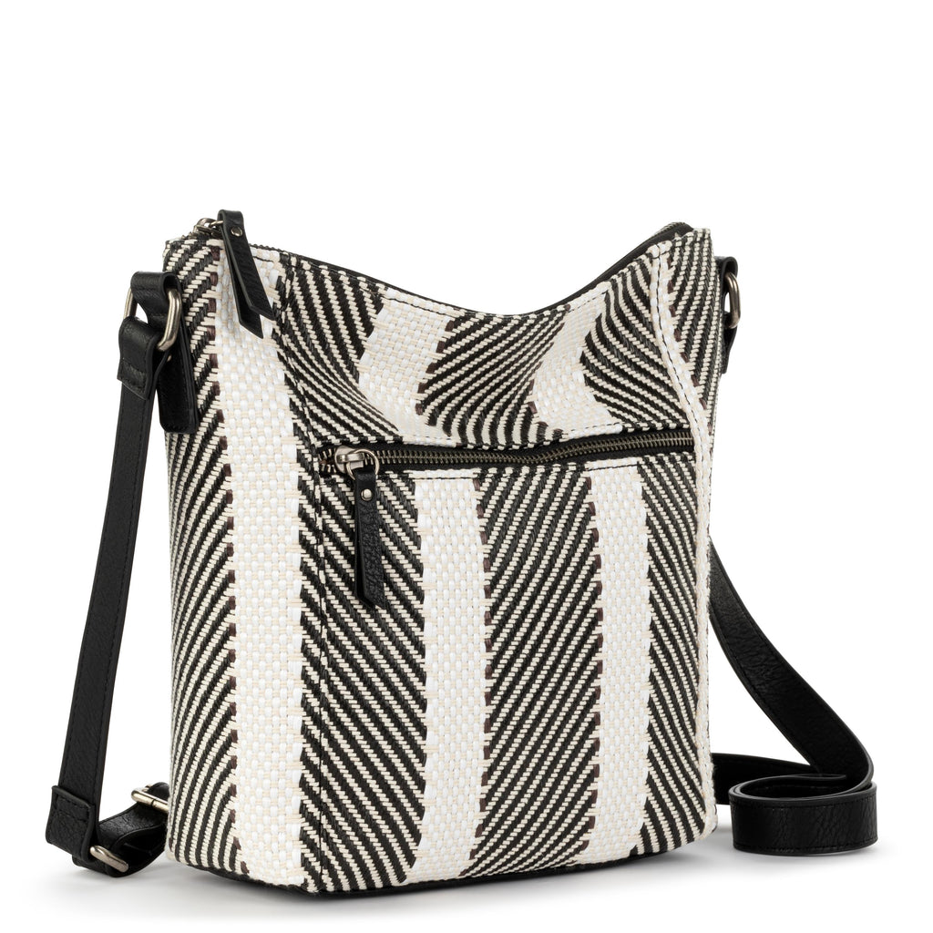 The Sak Ashland Crossbody - Straw - Black and White Soulful Desert Woven