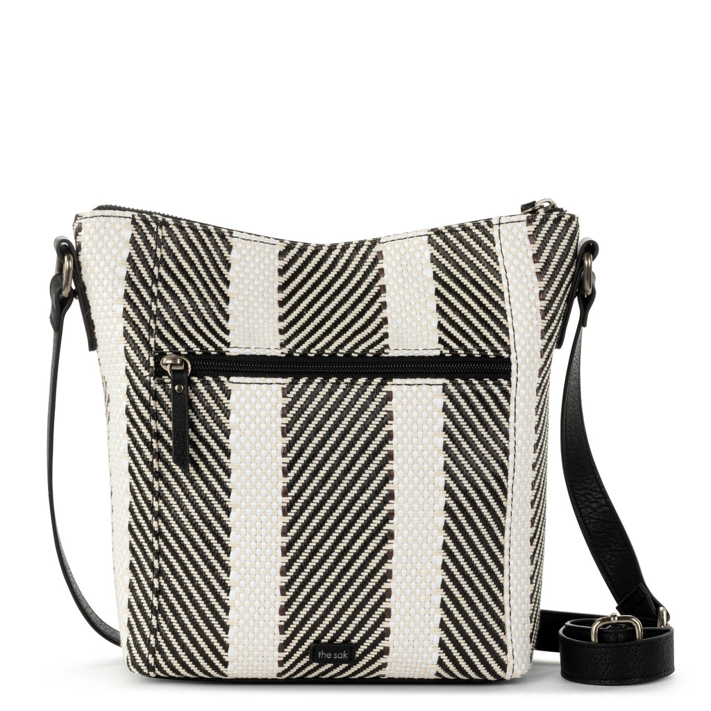 The Sak Ashland Crossbody - Straw - Black and White Soulful Desert Woven