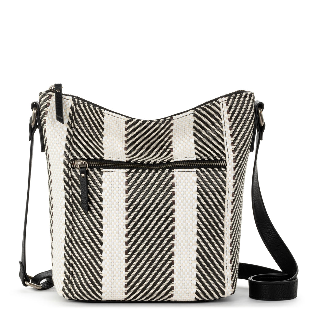 The Sak Ashland Crossbody - Straw - Black and White Soulful Desert Woven