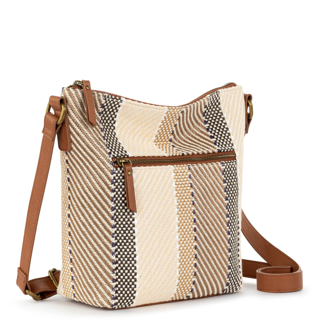The Sak Ashland Crossbody - Straw - Tobacco Batik World Woven