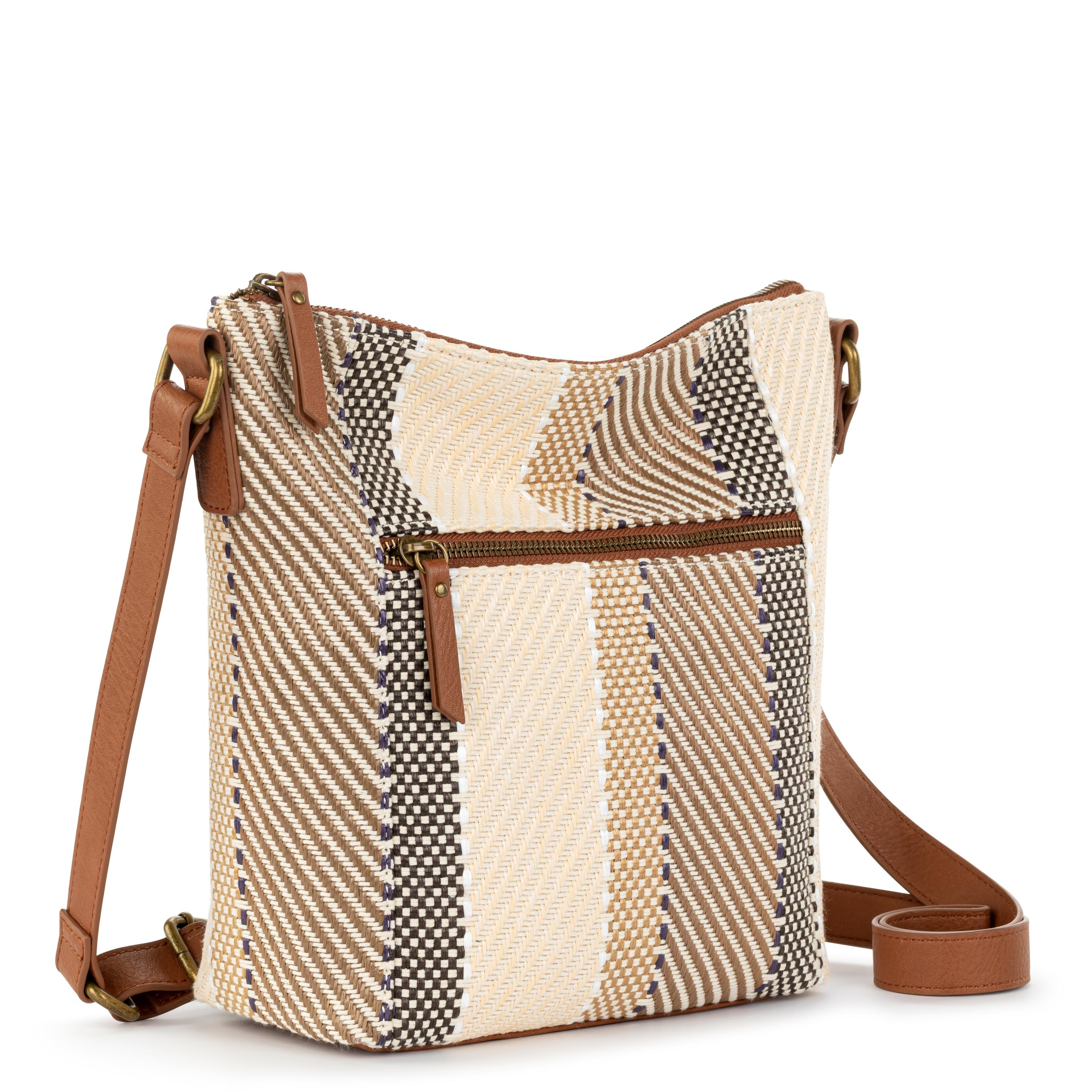 The Sak Ashland Crossbody - Straw - Tobacco Batik World Woven