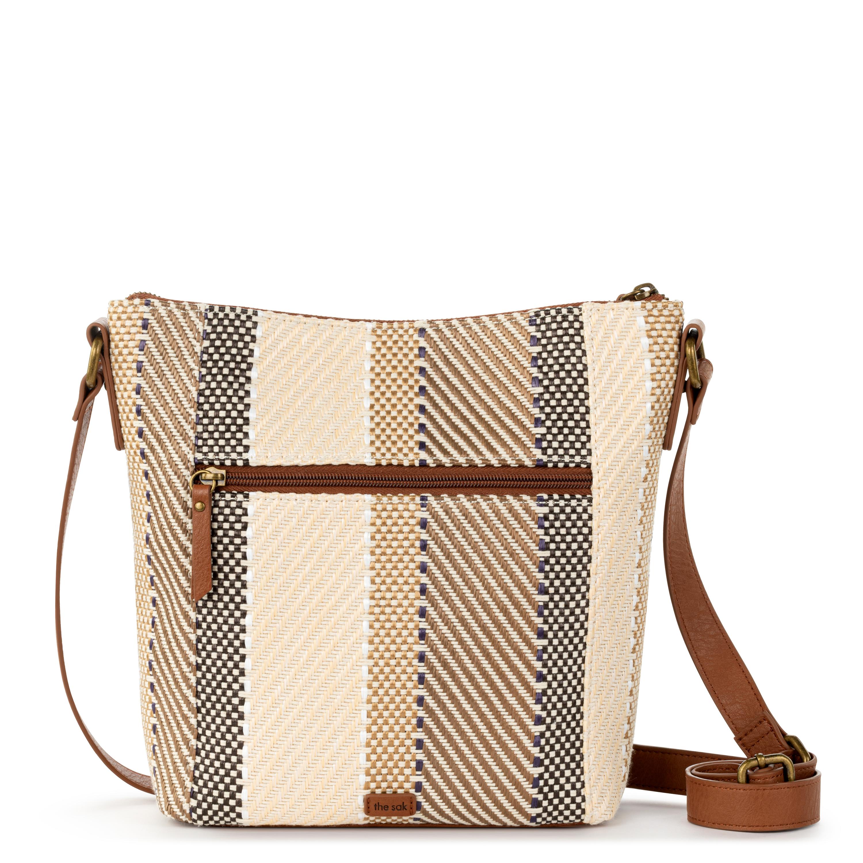 The Sak Ashland Crossbody - Straw - Tobacco Batik World Woven