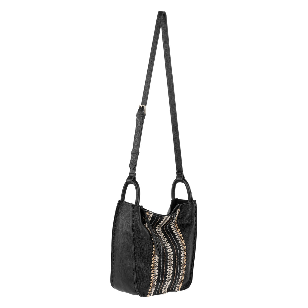 The Sak Los Feliz Crossbody - Leather - Black Neutral Seminyak