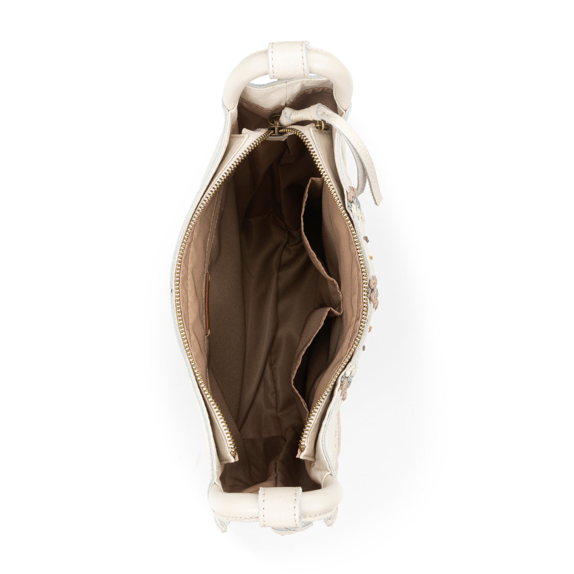 The Sak Los Feliz Slouchy Crossbody Leather - |Stone Neutral Seminyak|