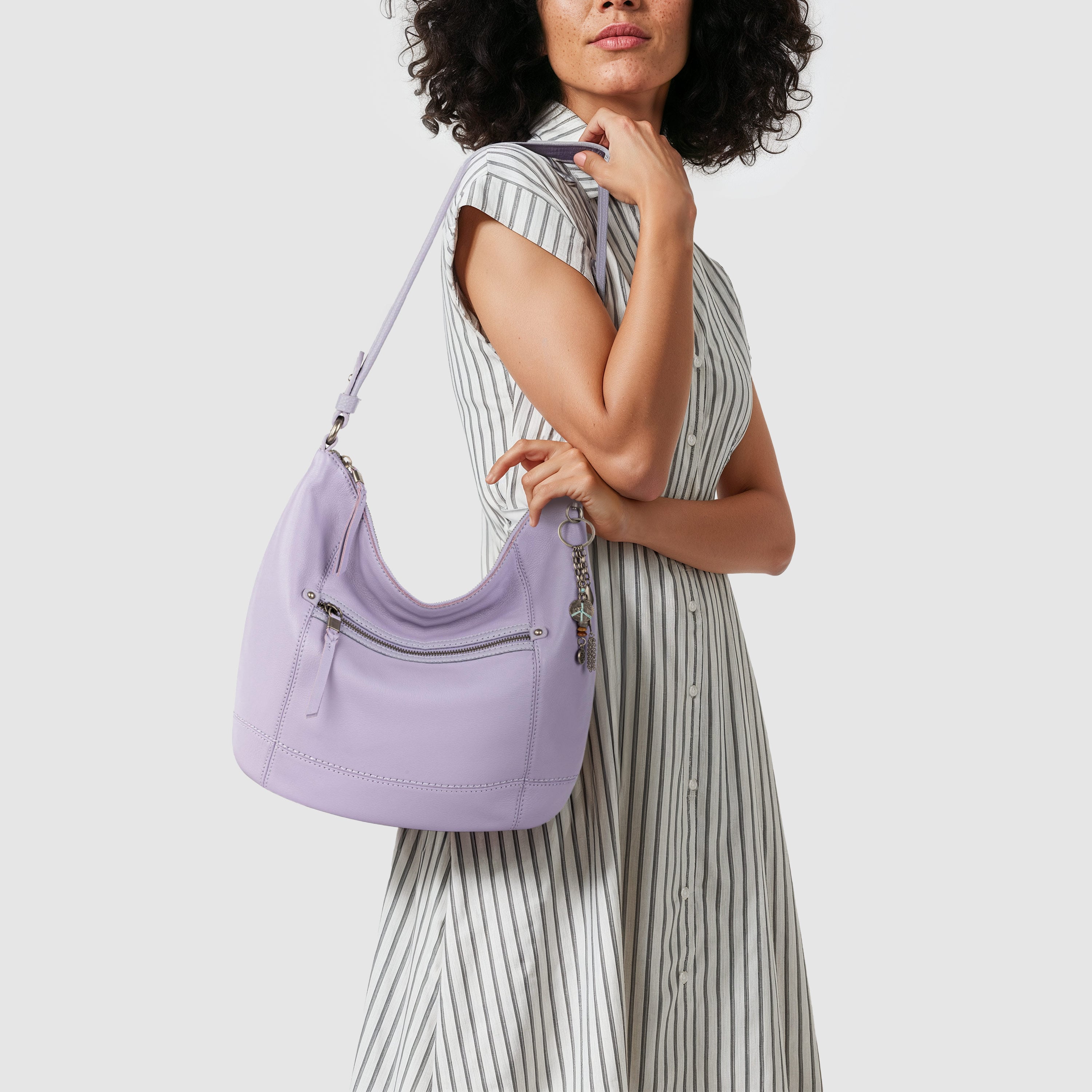 The Sak Sequoia Hobo - Leather - Orchid