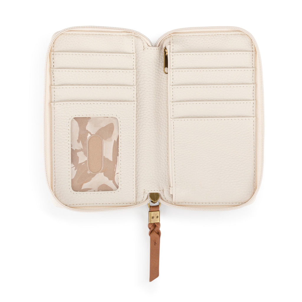 The Sak Silverlake Smartphone Wallet - Leather - Stone Block
