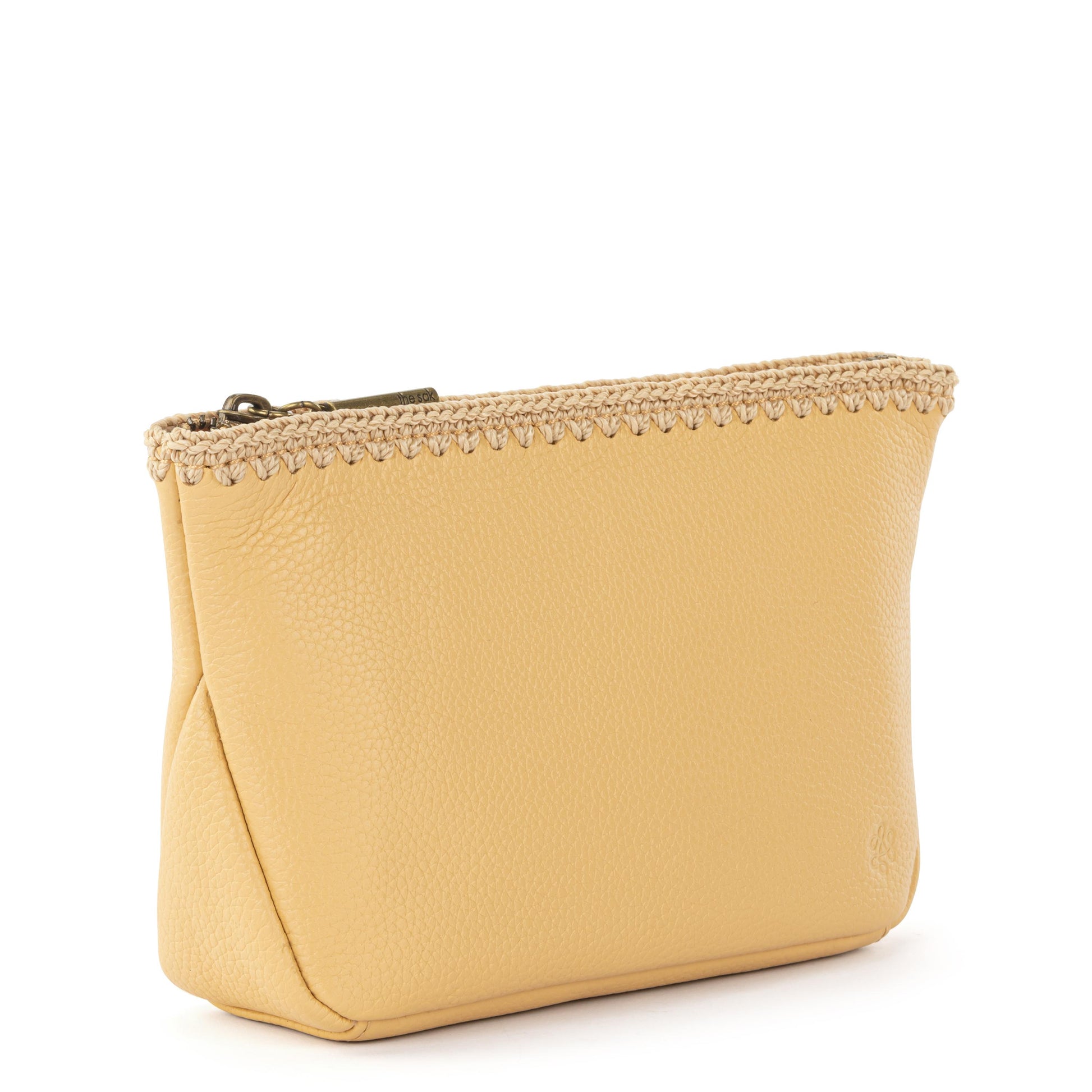 The Sak Essential Medium Pouch Leather - |Buttercup|