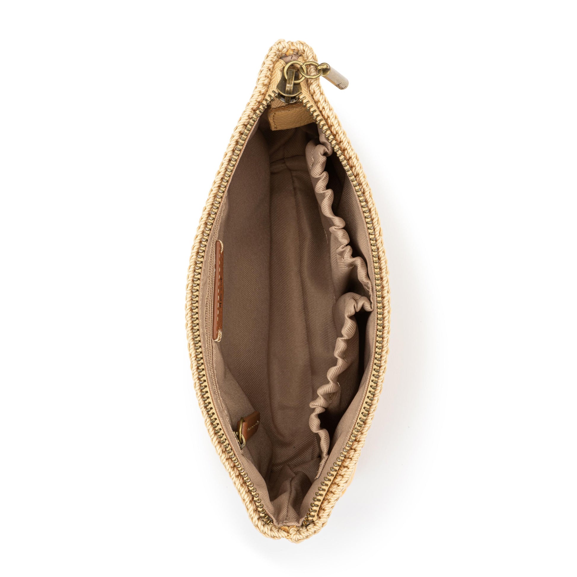 The Sak Essential Medium Pouch Leather - |Buttercup|
