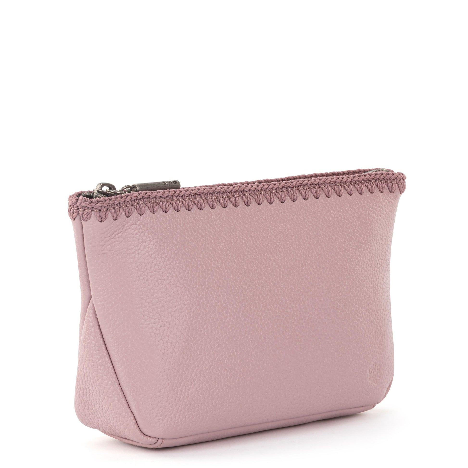 The Sak Essential Medium Pouch Leather - |Rosewood|