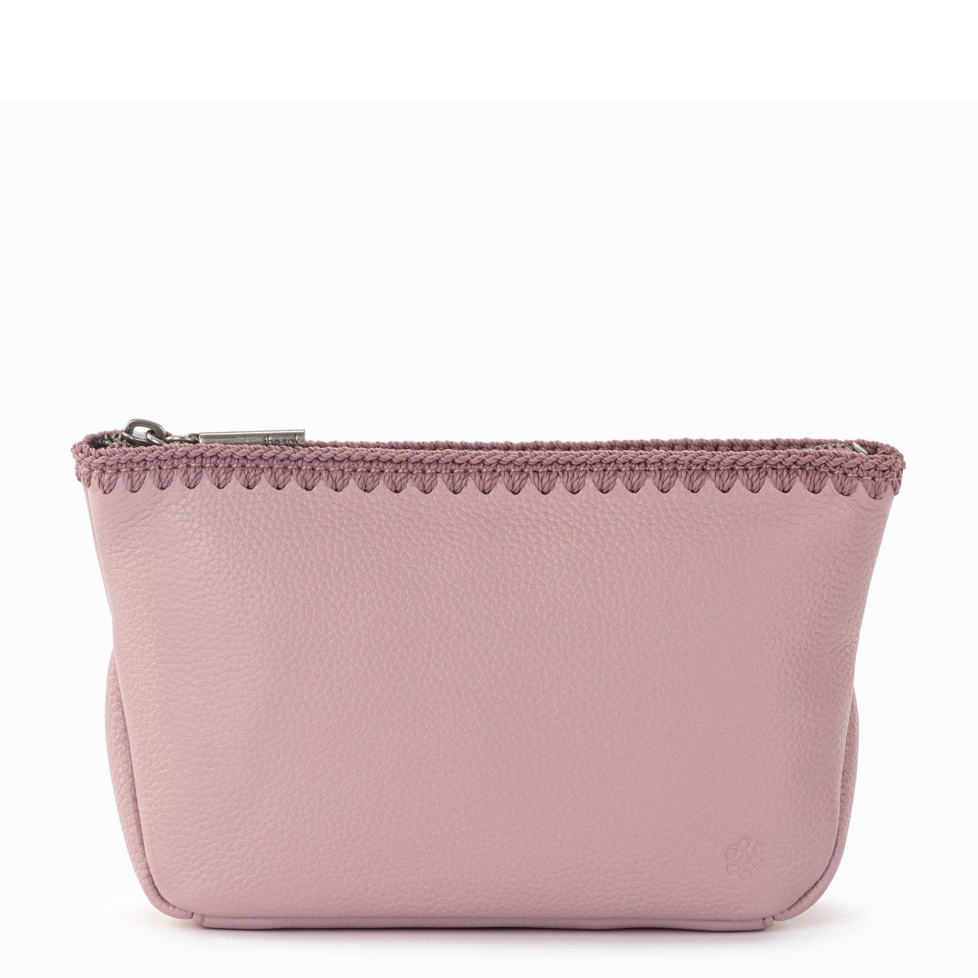 The Sak Essential Medium Pouch Leather - |Rosewood|