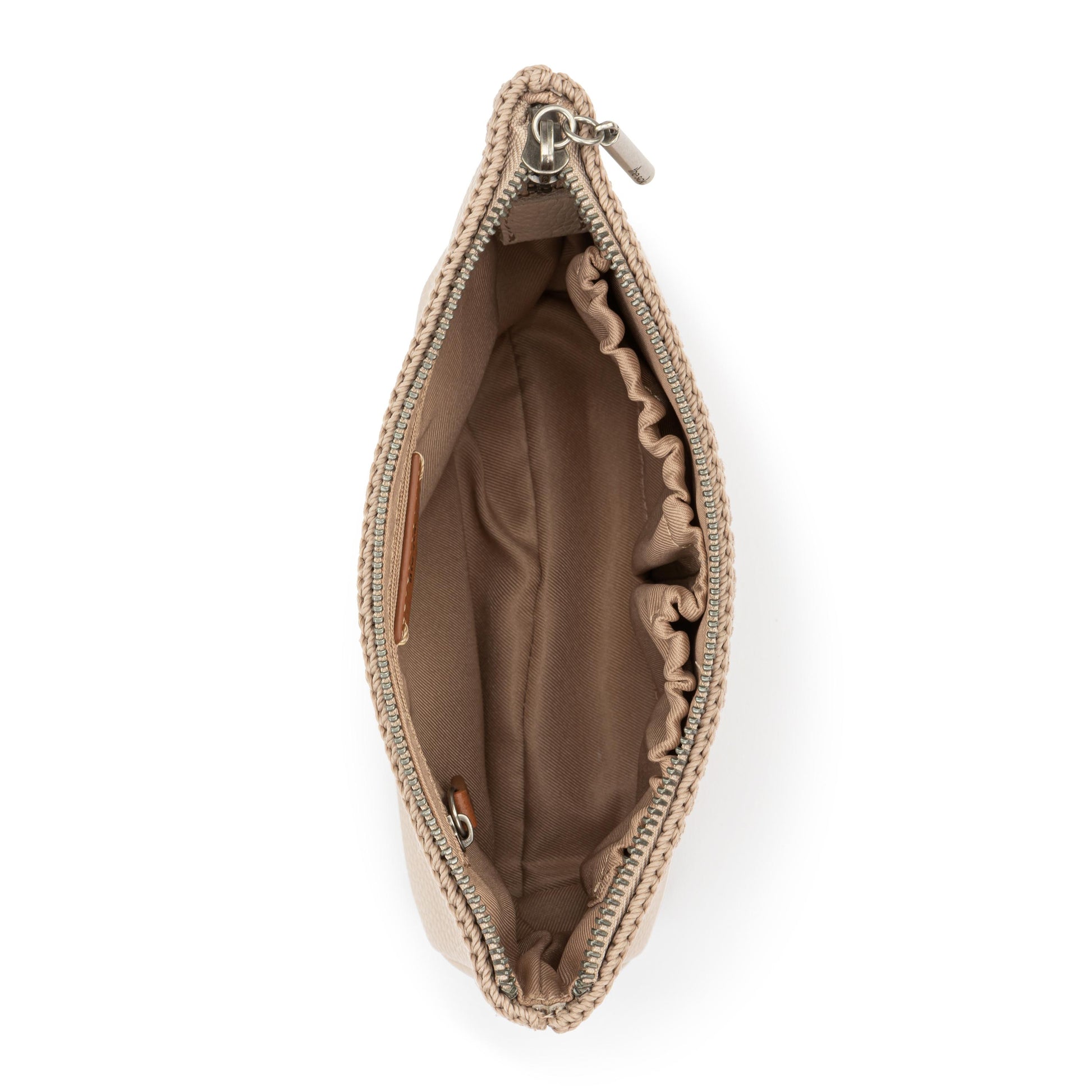 The Sak Essential Medium Pouch Leather - |Sand|