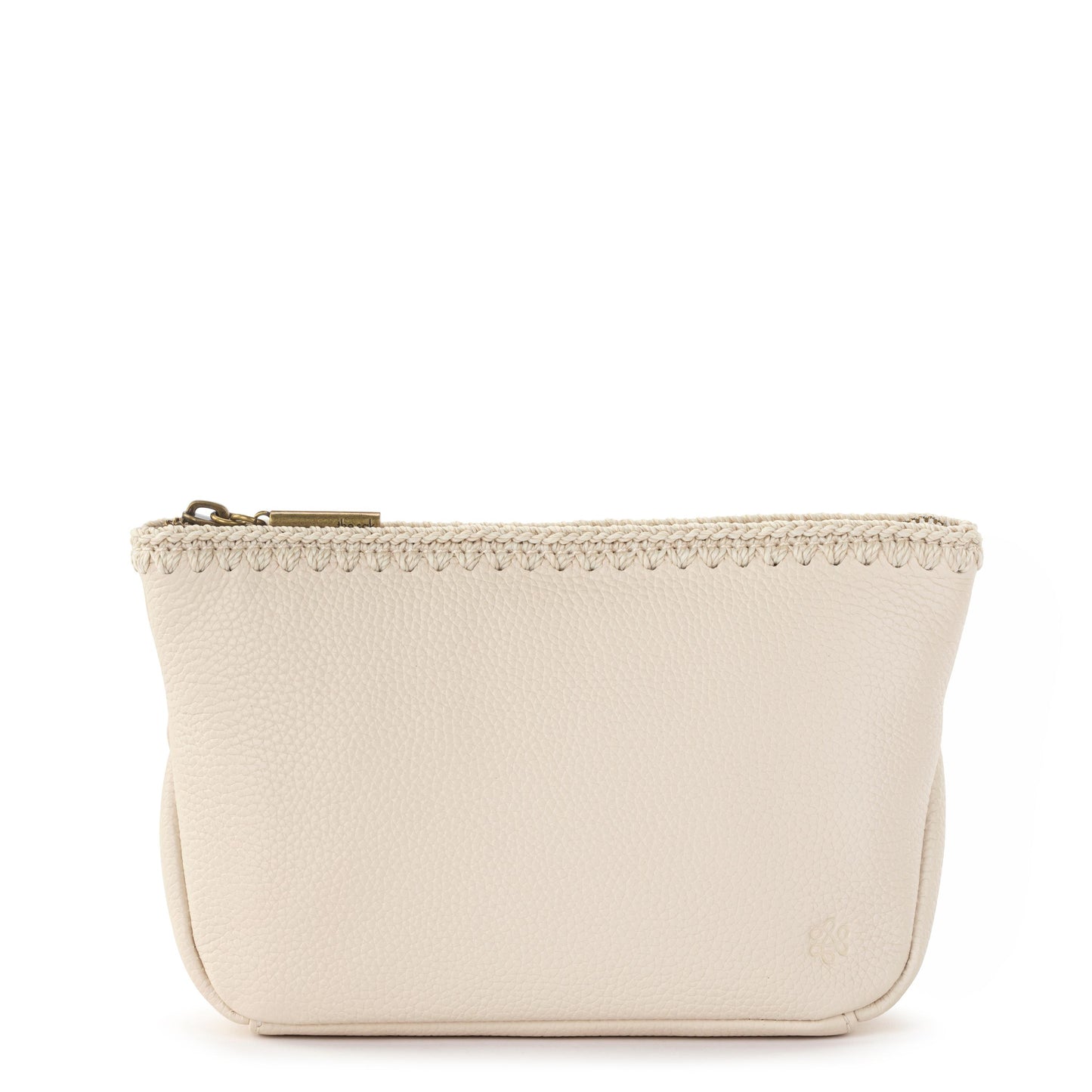 The Sak Essential Medium Pouch Leather - |Stone|