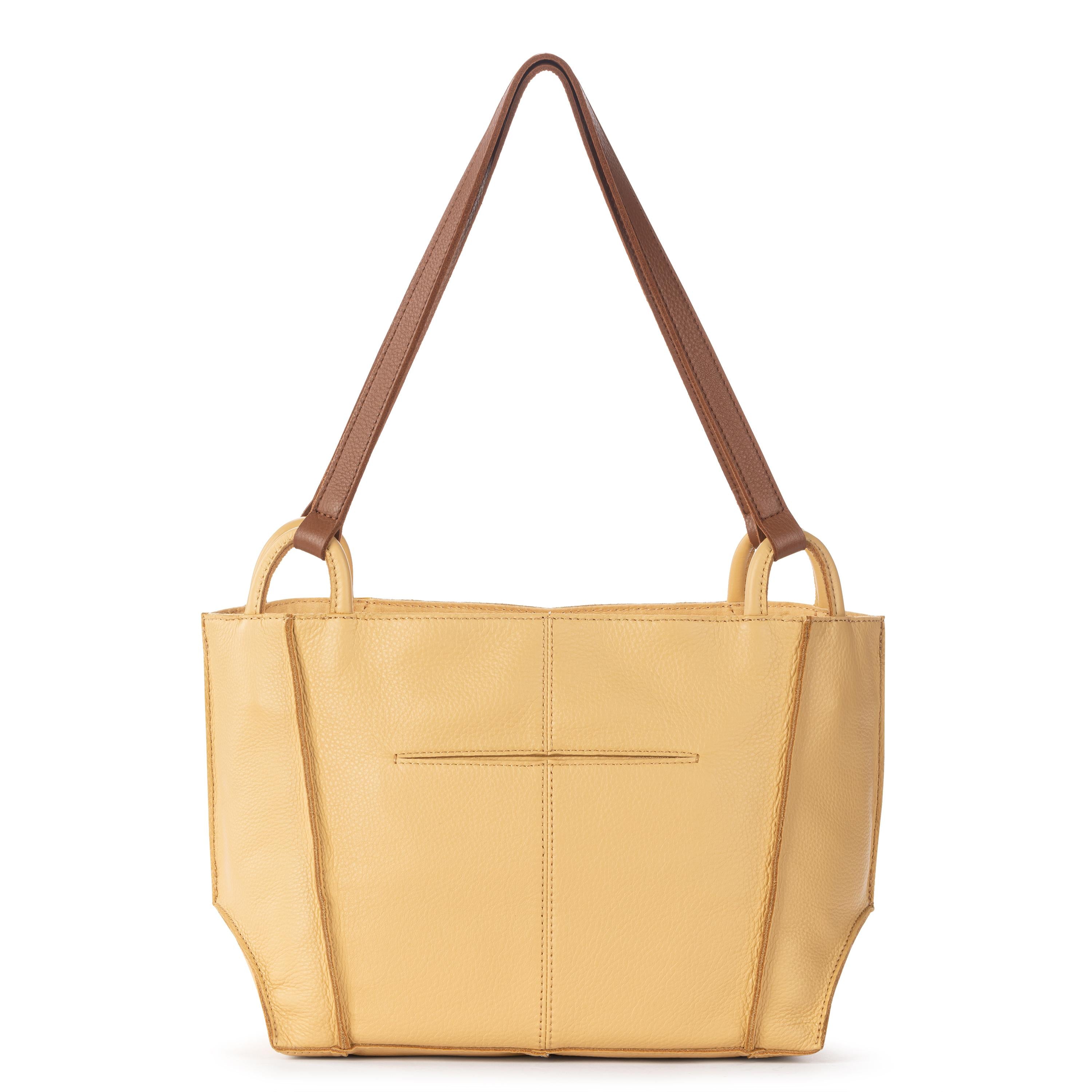 The Sak Los Feliz Satchel - Leather - Buttercup
