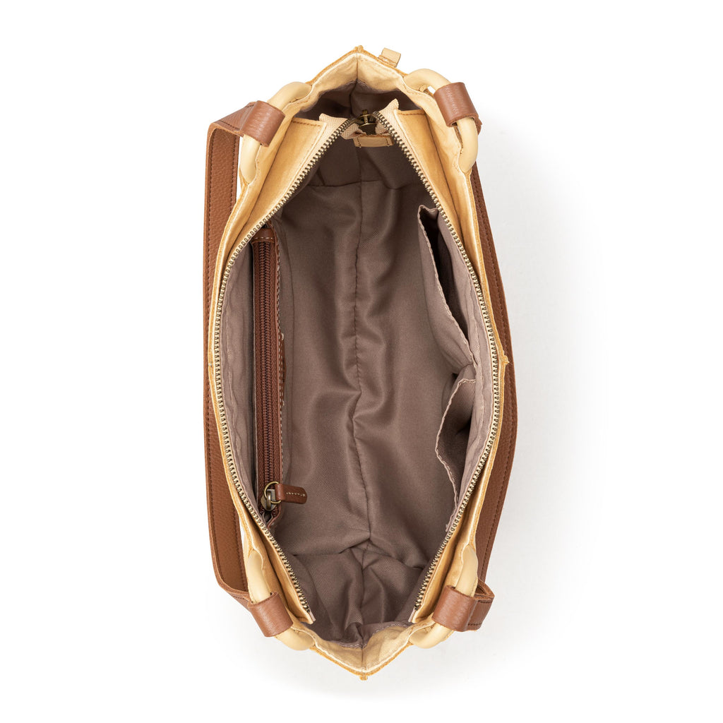 The Sak Los Feliz Satchel - Leather - Buttercup