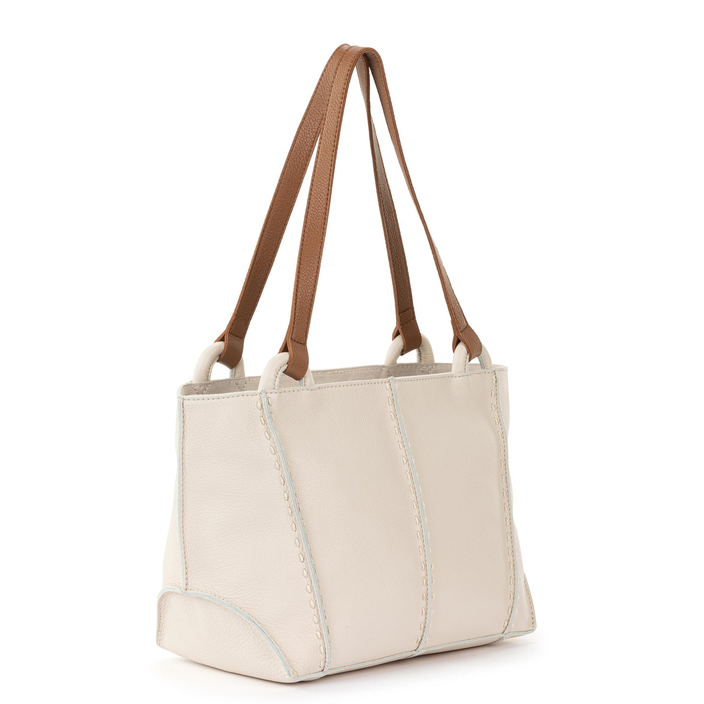 The Sak Los Feliz Satchel Leather - |Stone|