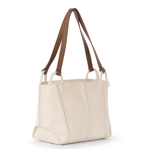 The Sak Los Feliz Satchel - Leather - Stone