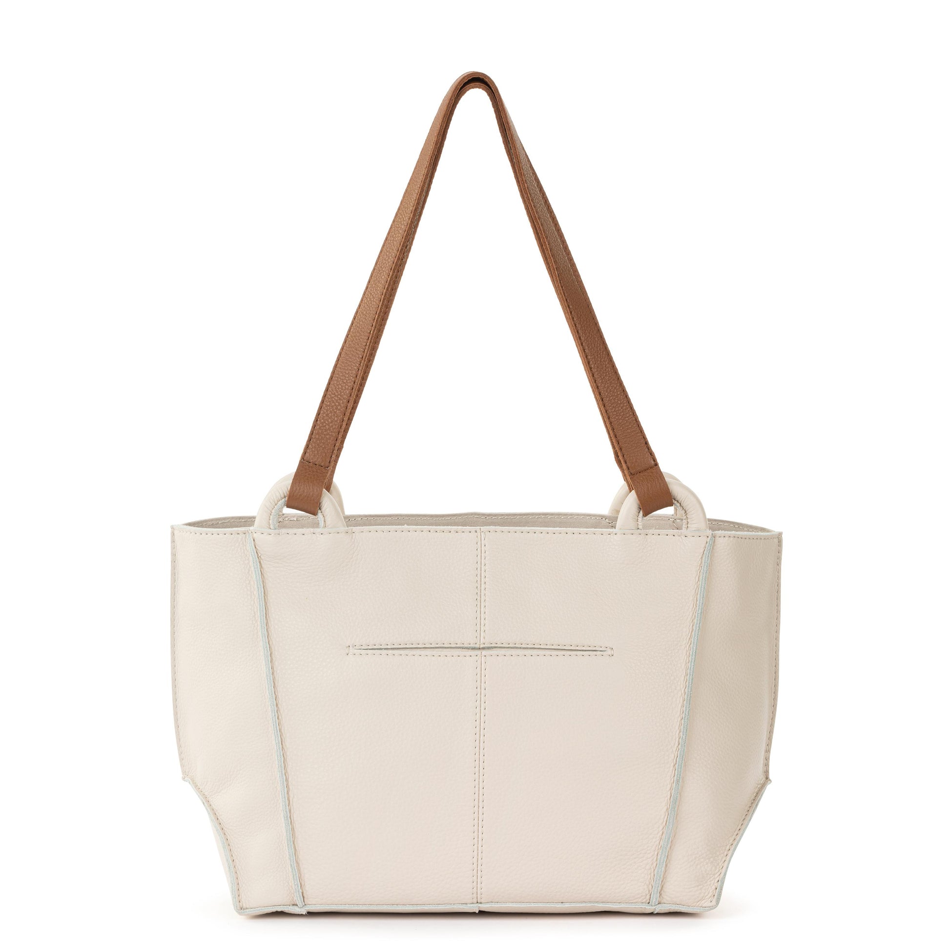 The Sak Los Feliz Satchel Leather - |Stone|