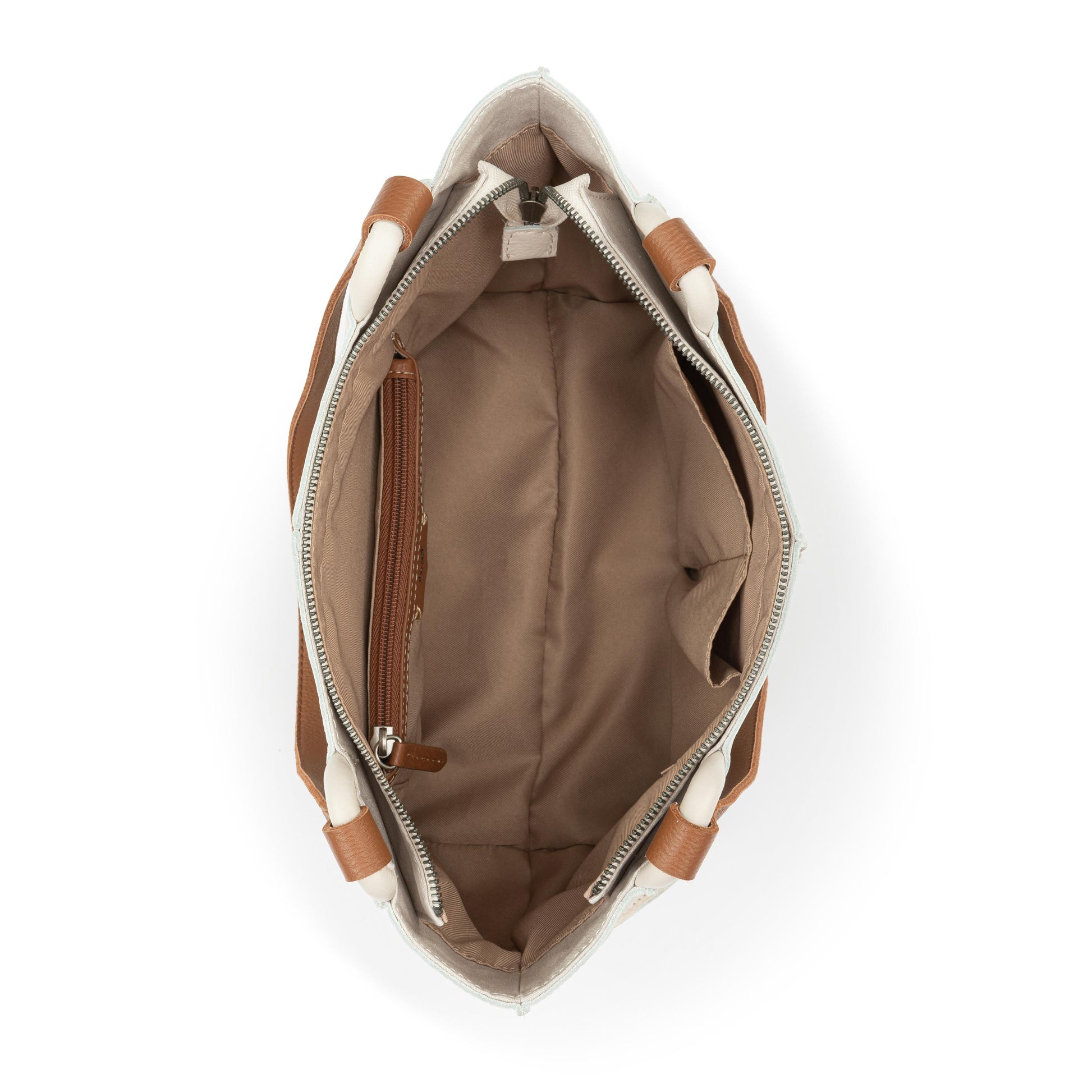 The Sak Los Feliz Satchel Leather - |Stone|