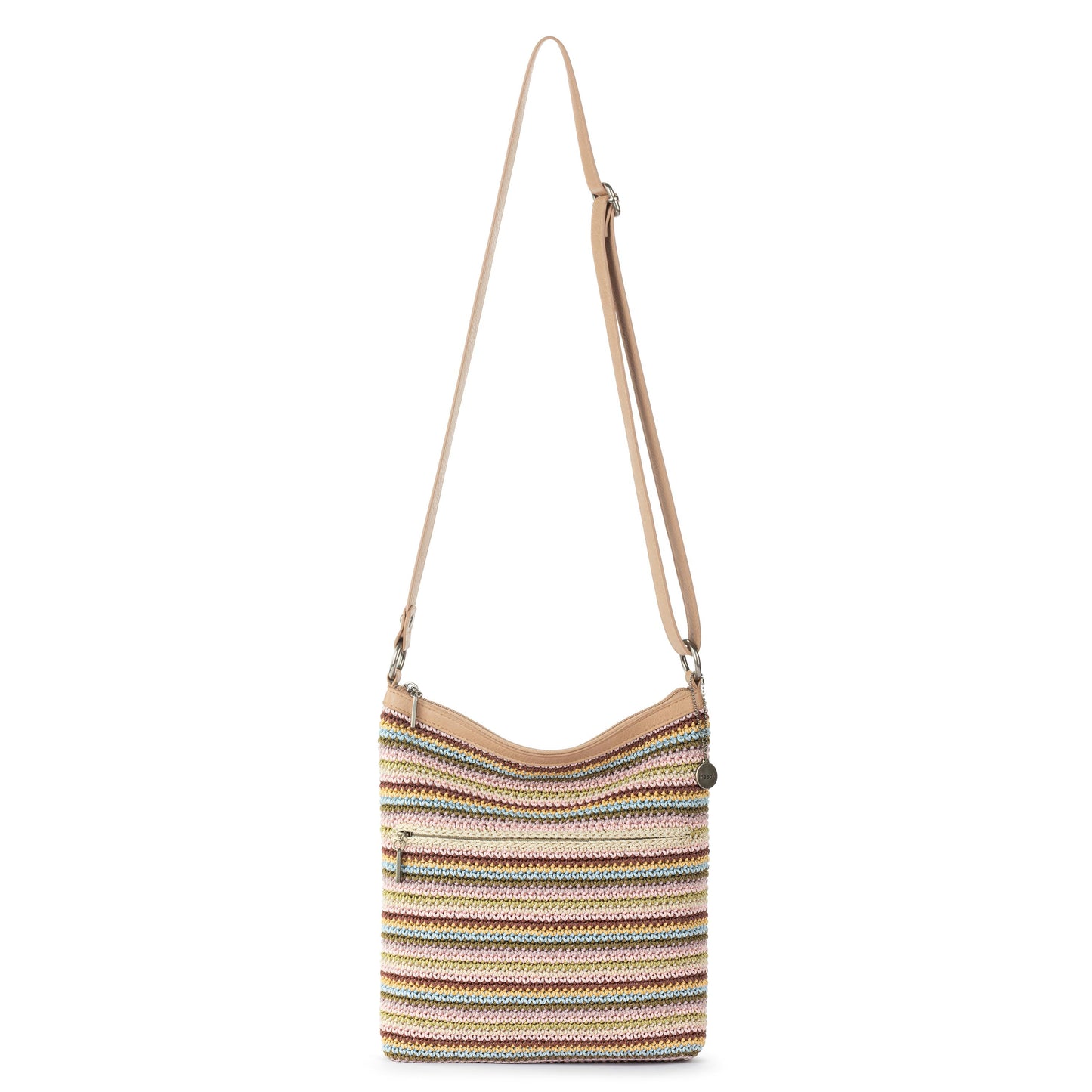 The Sak Lucia Crossbody Crochet - |Pink Multi Stripe|