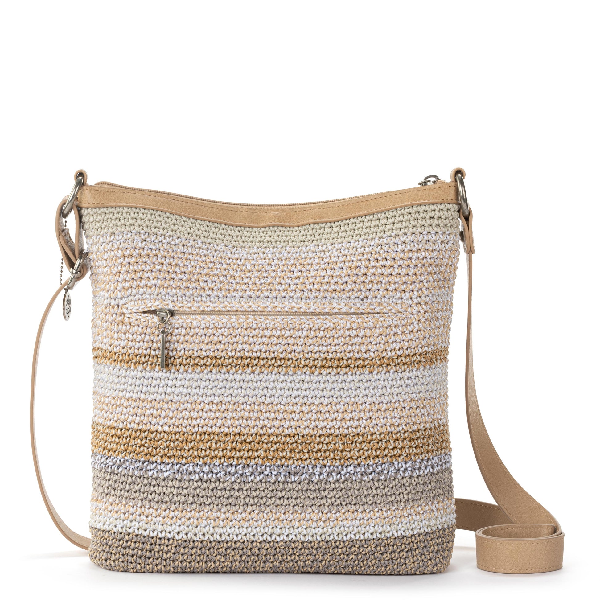 The Sak Lucia Crossbody Crochet - |Sand Stripe|