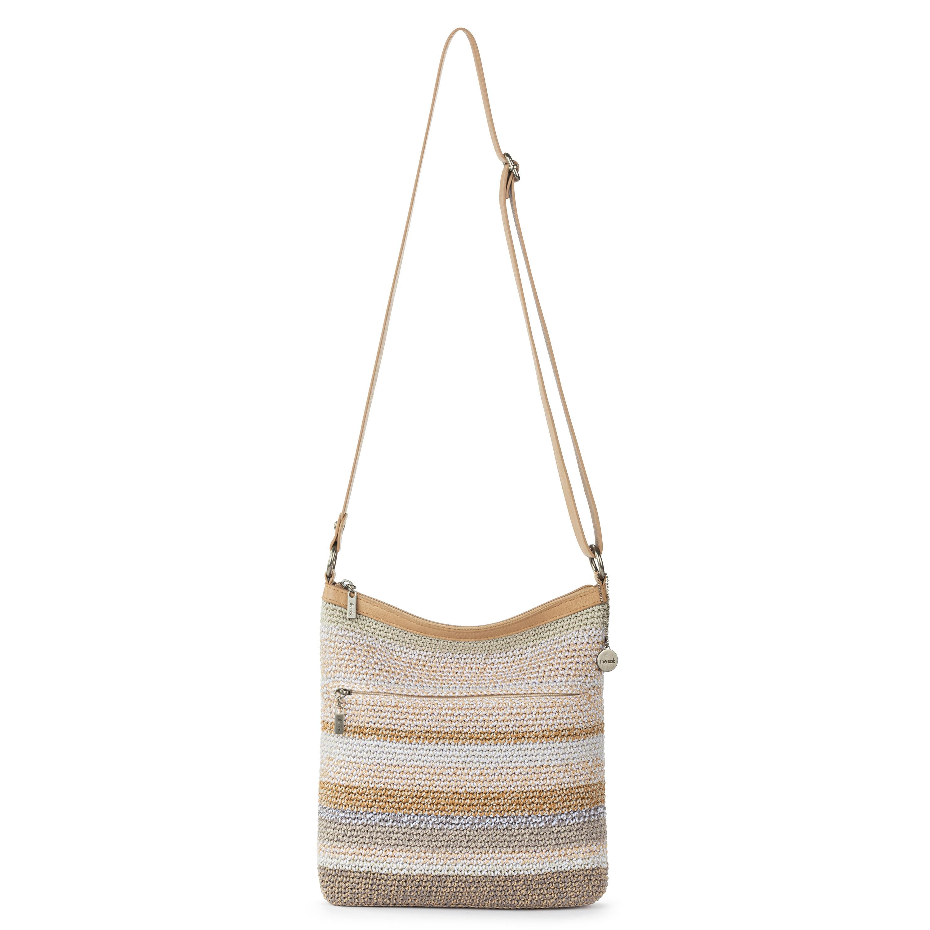 The Sak Lucia Crossbody - Hand Crochet - Sand Stripe
