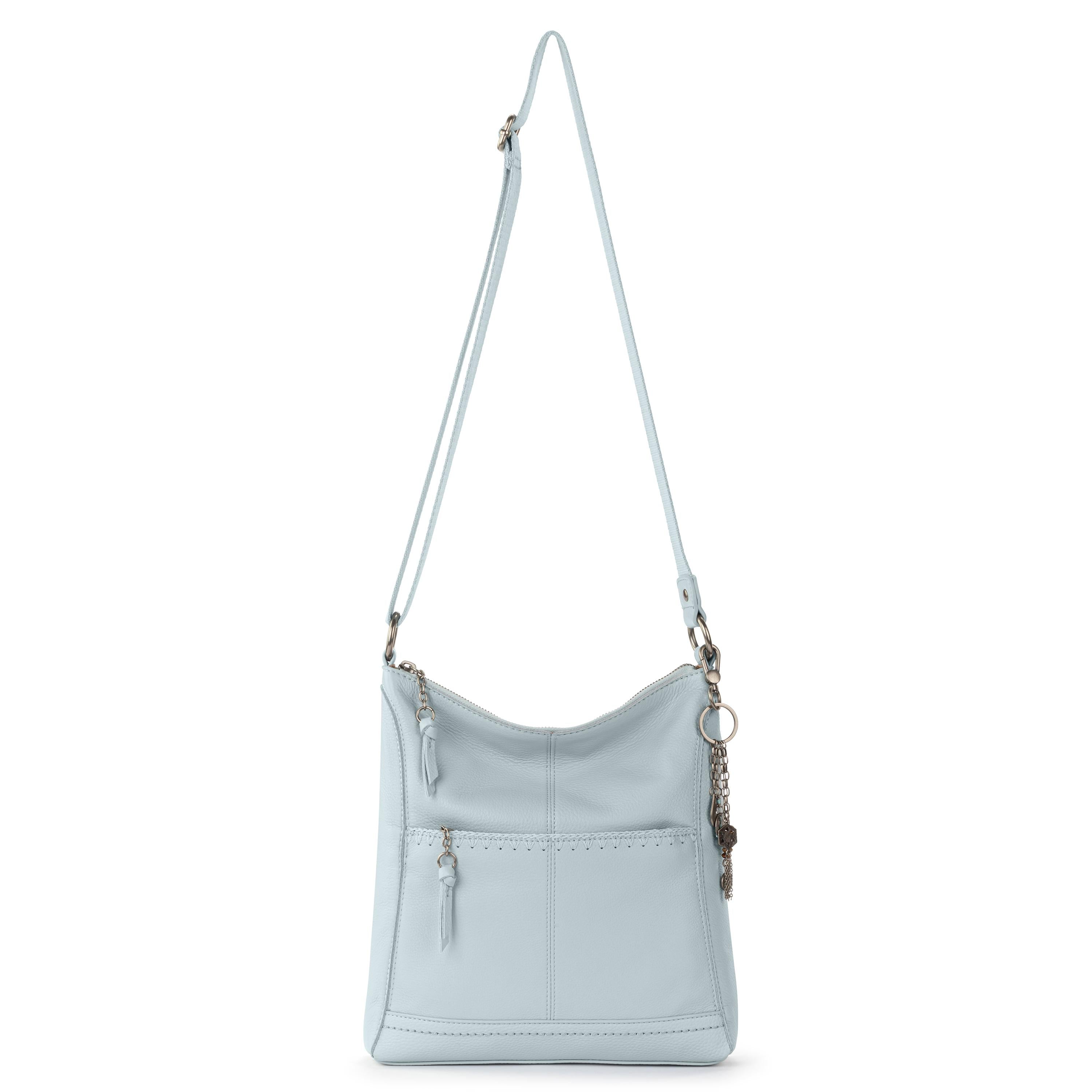 The Sak Lucia Crossbody - Leather - Ice Blue Stitch