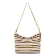 Lumi Crossbody - Hand Crochet - Pink Multi Stripe