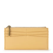 Neva Large Card Wallet - Leather - Buttercup
