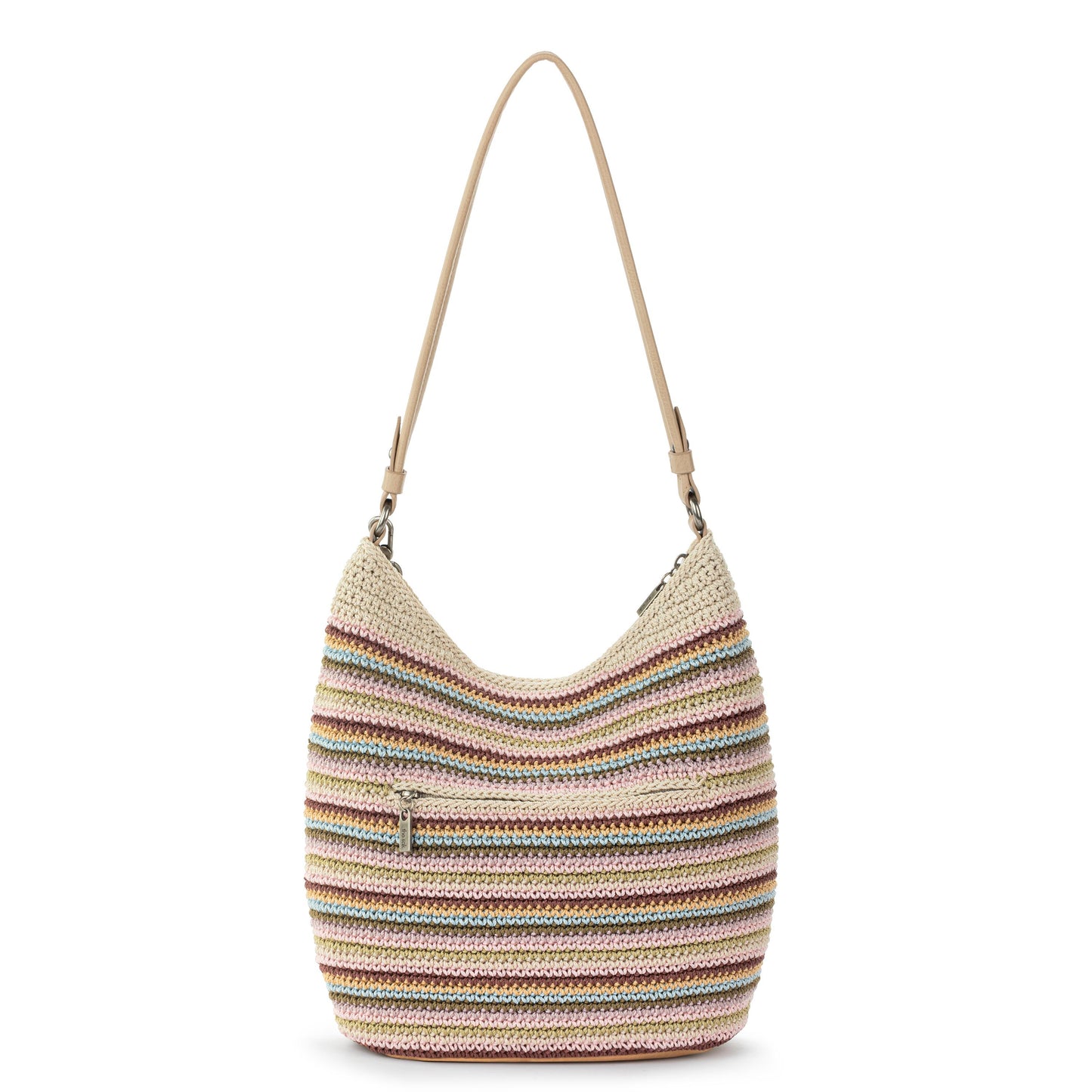 The Sak Sequoia Hobo Crochet - |Pink Multi Stripe|