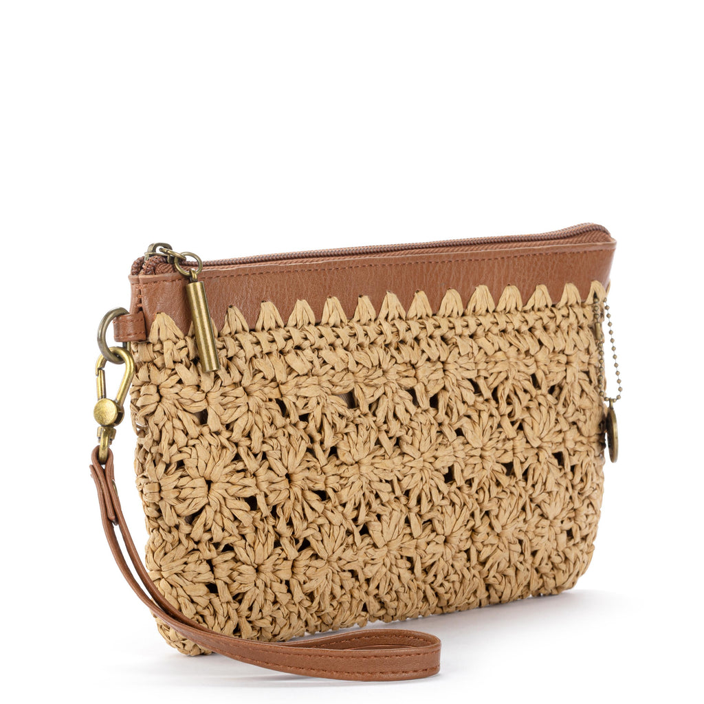 The Sak Vita Wristlet - Straw - Natural Primrose