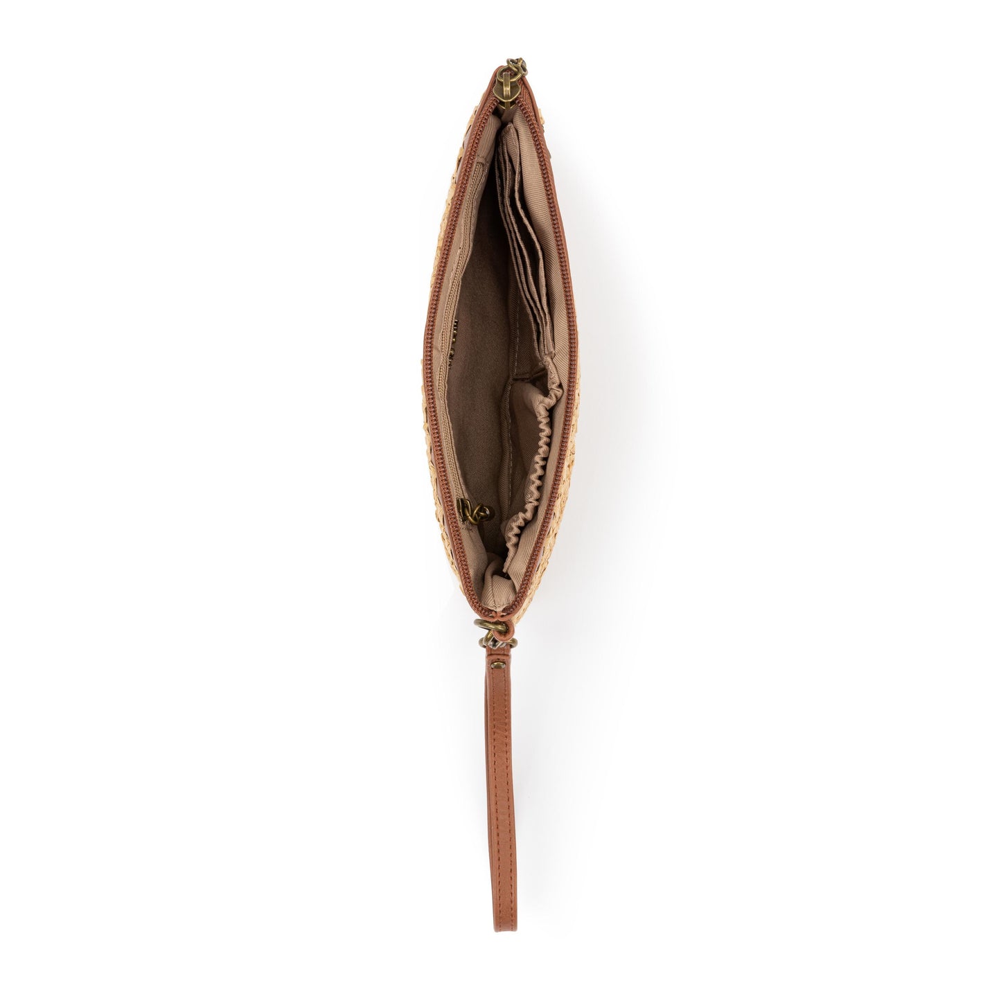 The Sak Vita Wristlet Crochet - |Natural Primrose Straw|