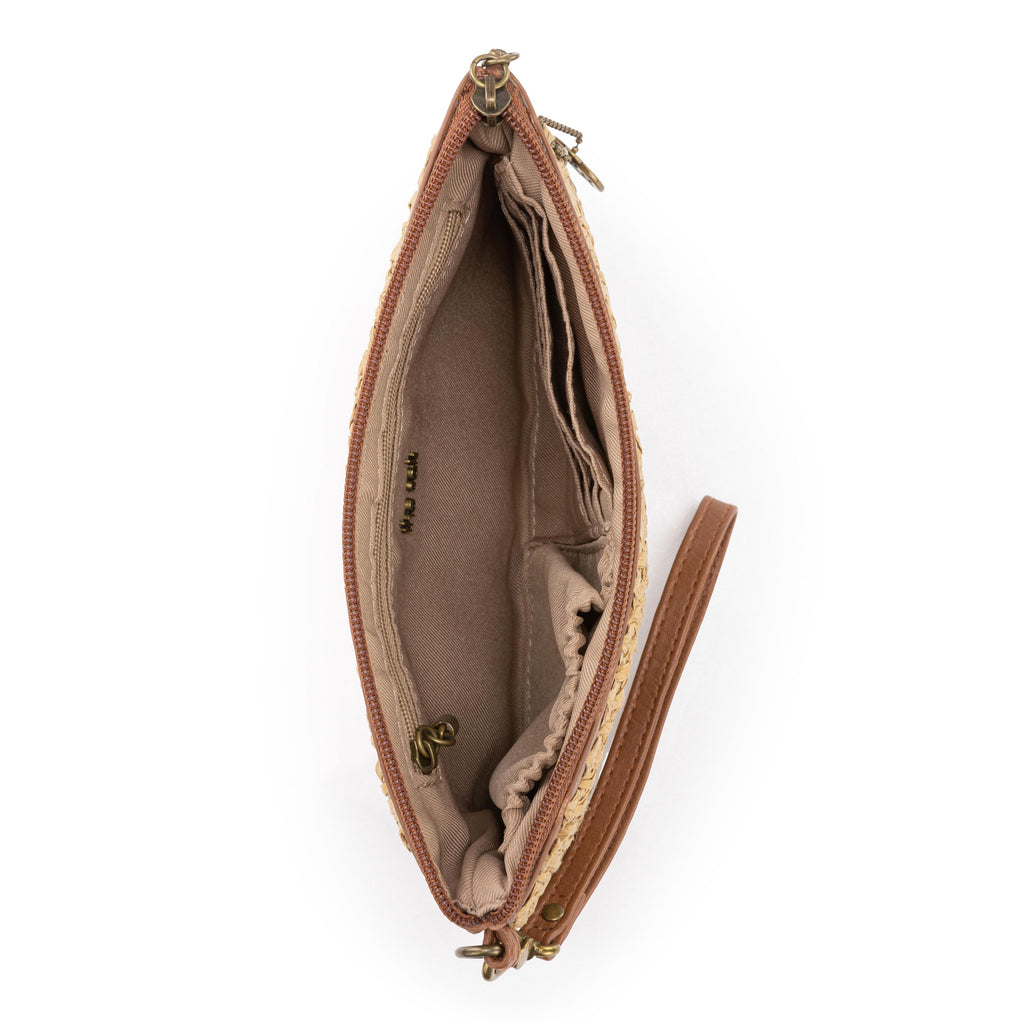 The Sak Vita Wristlet - Straw - Natural Primrose