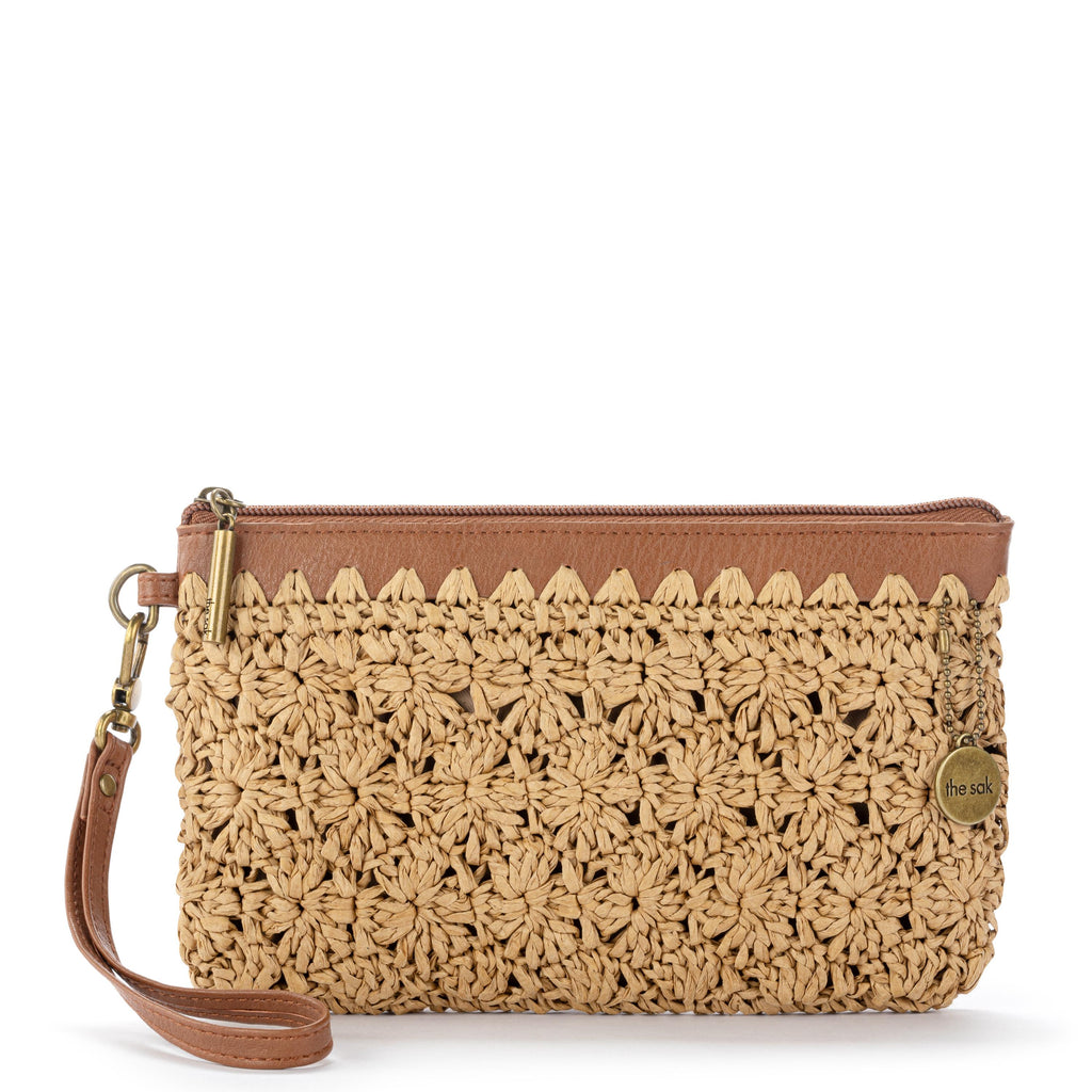 The Sak Vita Wristlet - Straw - Natural Primrose