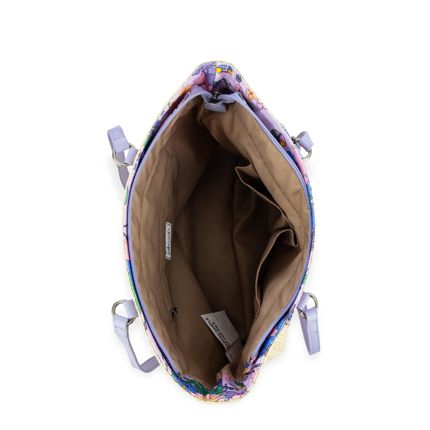 Sakroots Metro Tote EcoTwill - |Orchid Flower Power|