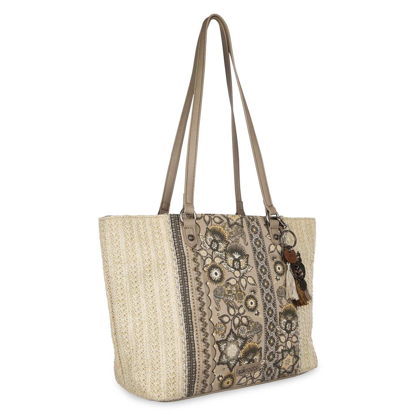 Sakroots Metro Tote EcoTwill - |Sand Tapestry|