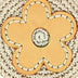 Bolinas Clog - Hand Crochet - Natural Buttercup Flower