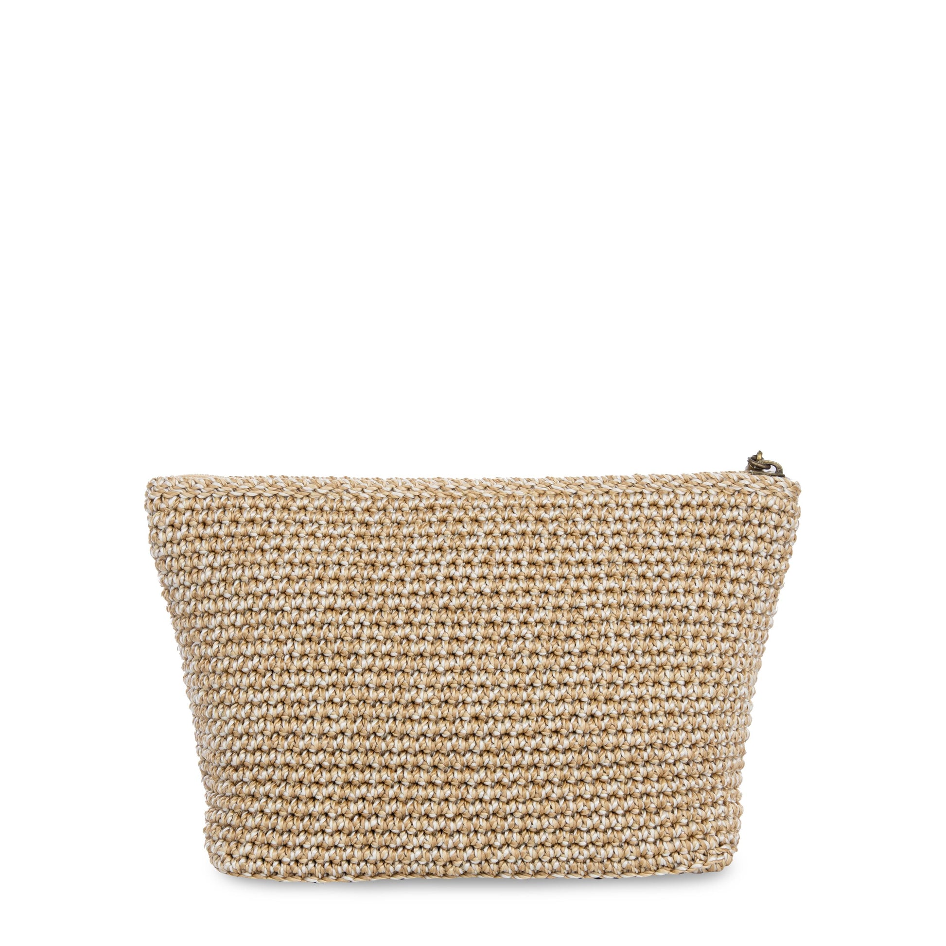The Sak Essential Medium Pouch Crochet - |Bamboo Static|