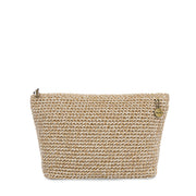 Essential Pouch - Hand Crochet - Bamboo Static