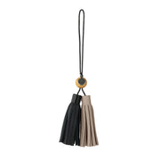 Dangles - Leather - Black and Sand