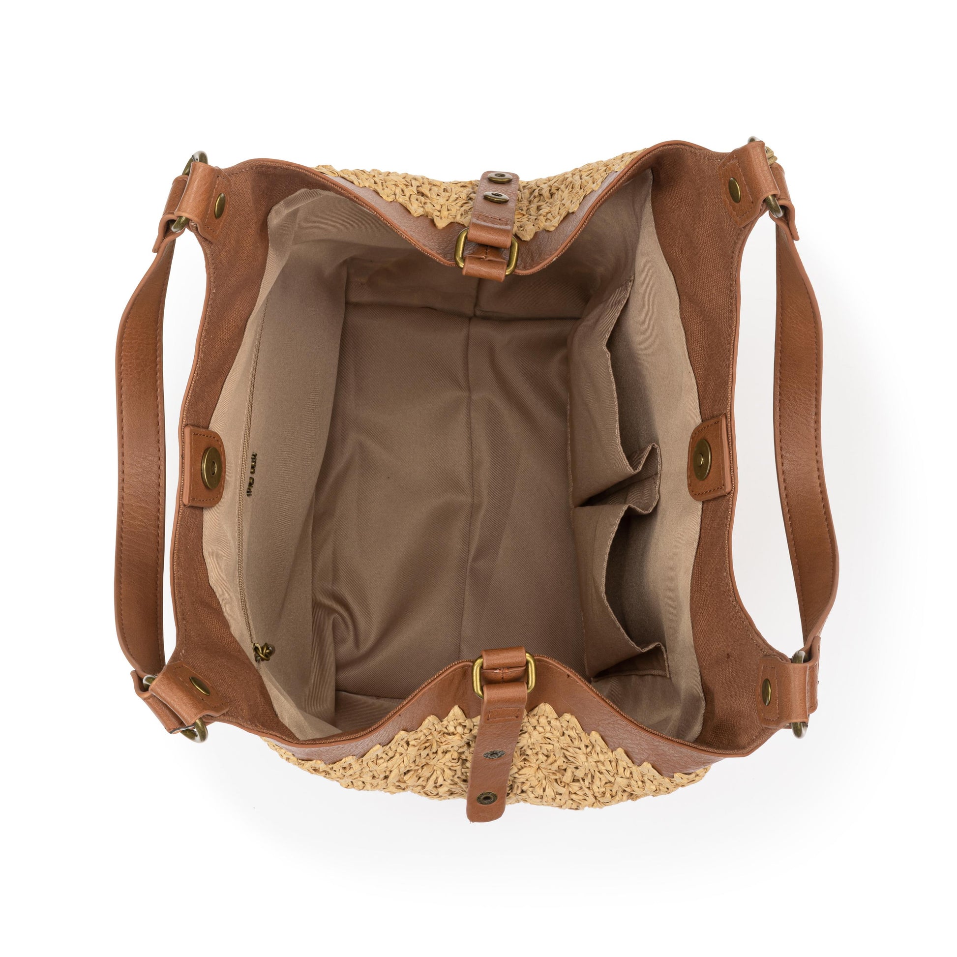 Sakroots Roma Shopper Straw - |Natural Primrose Straw|