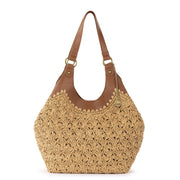 Roma Shopper - Straw - Natural Primrose