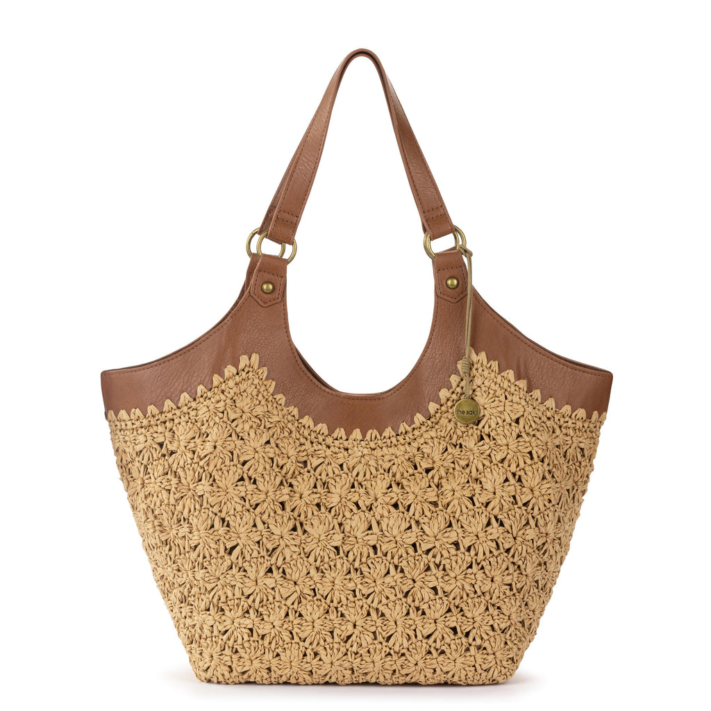 The Sak Roma Shopper - Straw - Natural Primrose